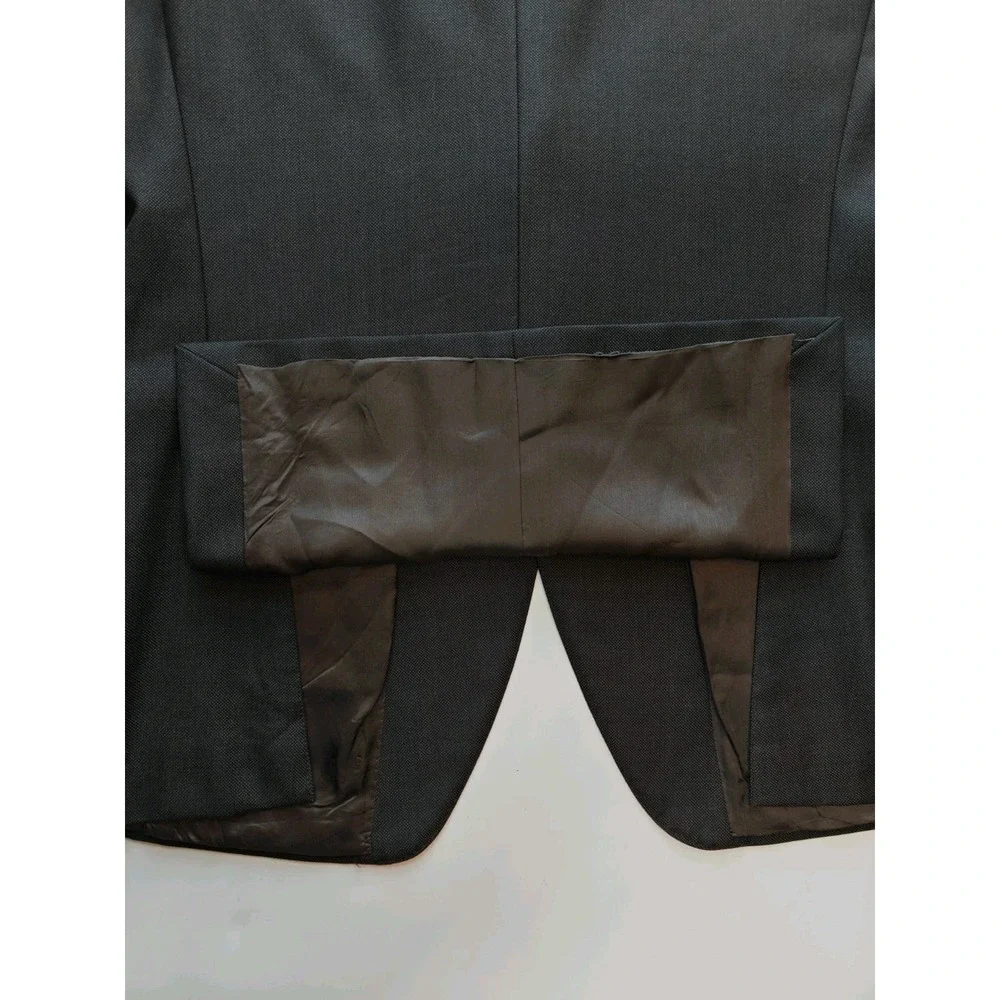 Corallo Rosso Mens Super 110s Sport Coat 40R Brown Birdseye Italy 3 Button G805